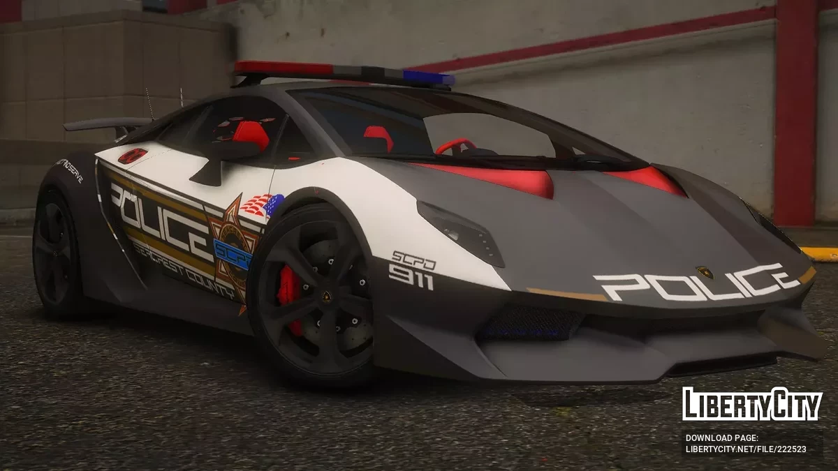 2013 Lamborghini Sesto Elemento SCPD v1.0 / GTA 5