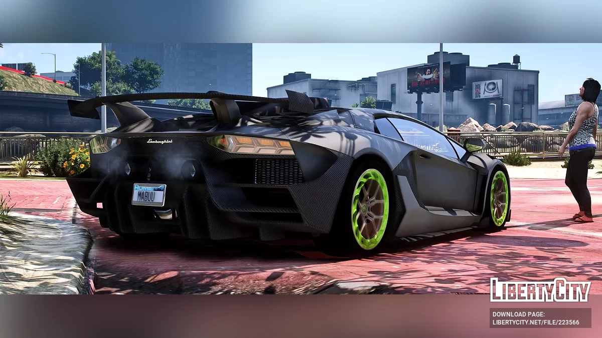 2012 Lamborghini Aventador Stradman / GTA 5