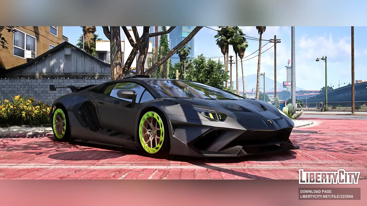 2012 Lamborghini Aventador Stradman / GTA 5