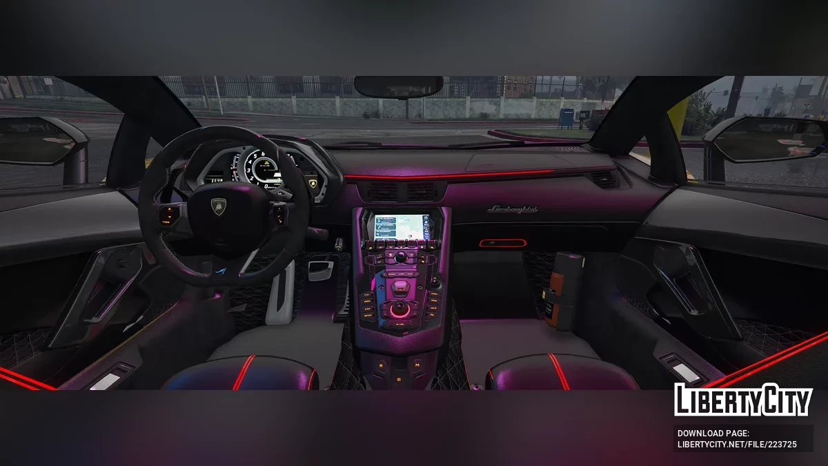 Ламборгини Авентадор Мансори Карбонадо WB / GTA 5