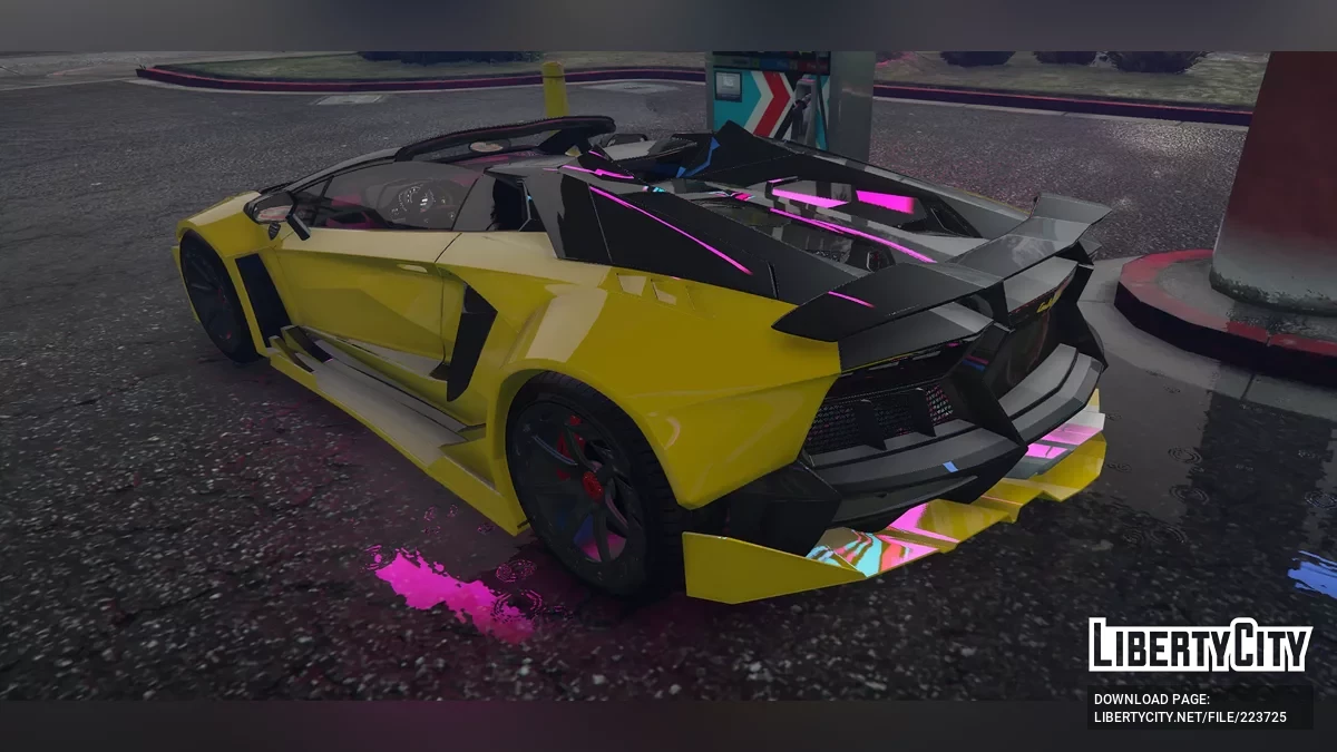 Ламборгини Авентадор Мансори Карбонадо WB / GTA 5