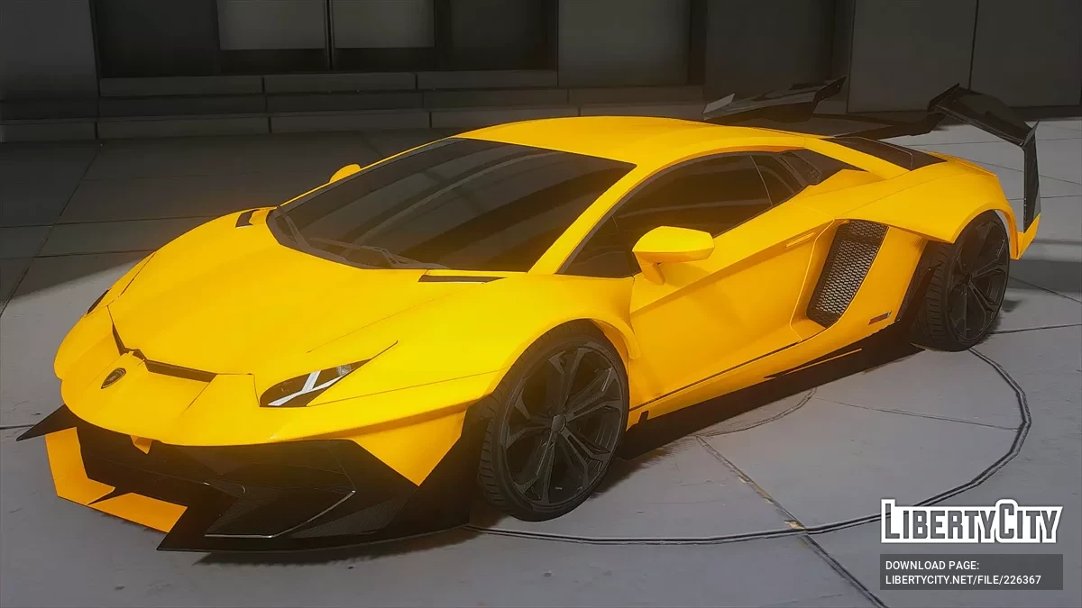 Lamborghini Aventador K.S Edition Lights / GTA 5