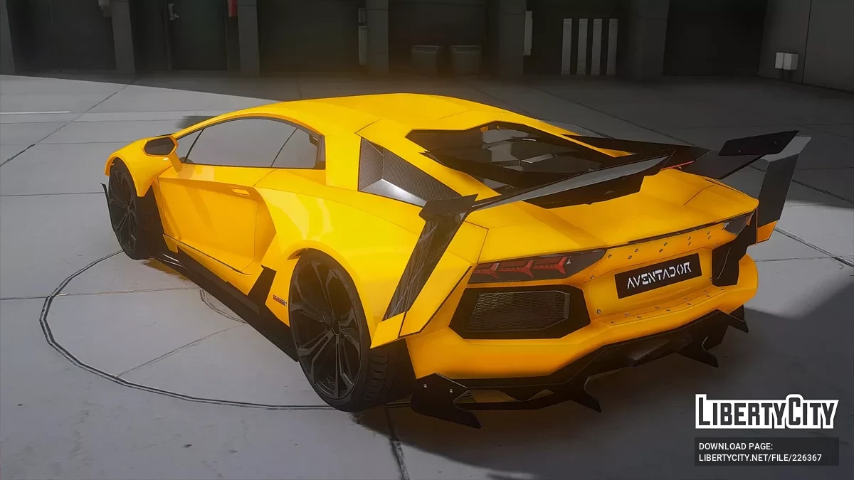 Lamborghini Aventador K.S Edition Lights / GTA 5
