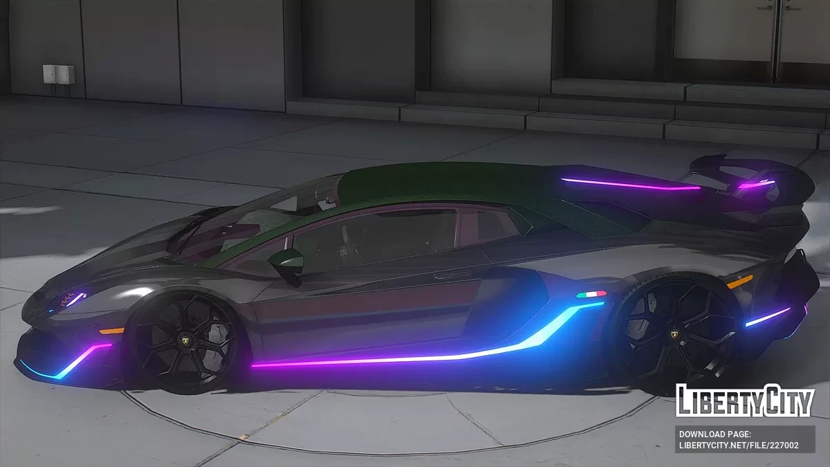 Lamborghini Aventador Lights / GTA 5