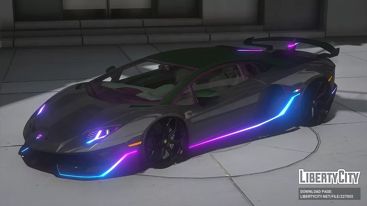 Lamborghini Aventador Lights / GTA 5