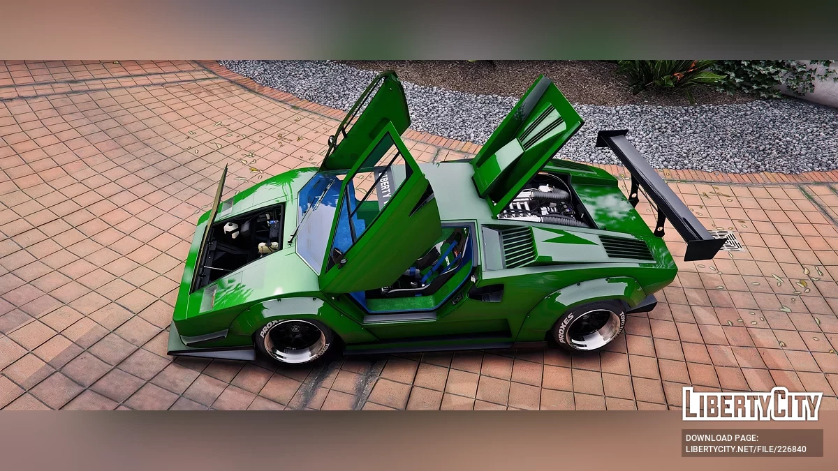 Lamborghini Countach LBWK 1988 / GTA 5