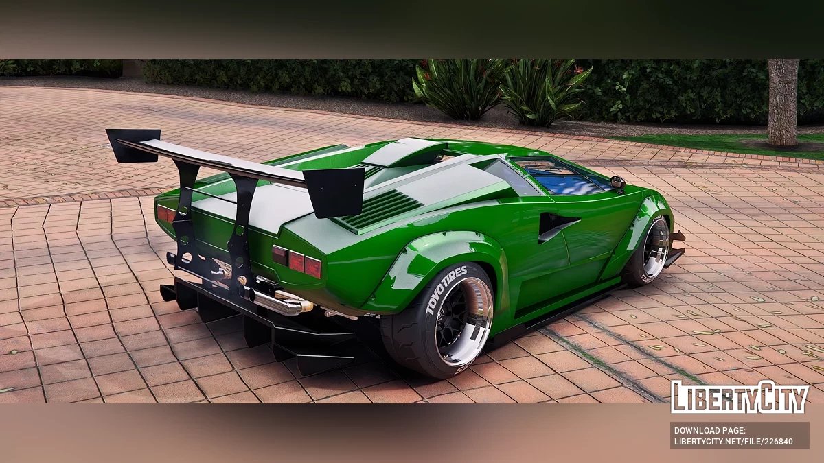 Lamborghini Countach LBWK 1988 / GTA 5