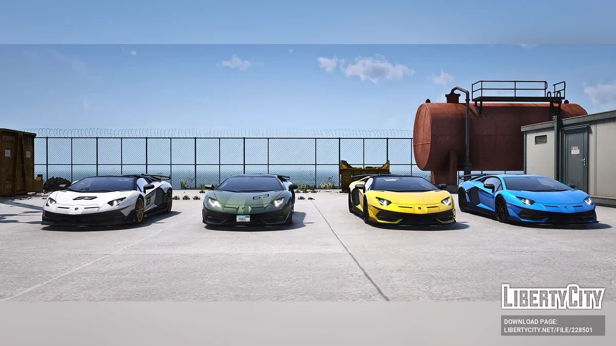 2019 Lamborghini Aventador SVJ or Roadster / GTA 5