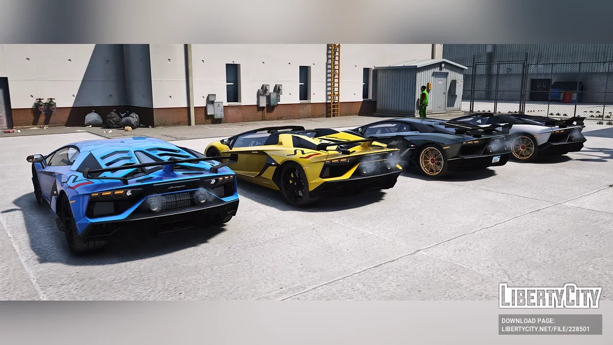 2019 Lamborghini Aventador SVJ or Roadster / GTA 5