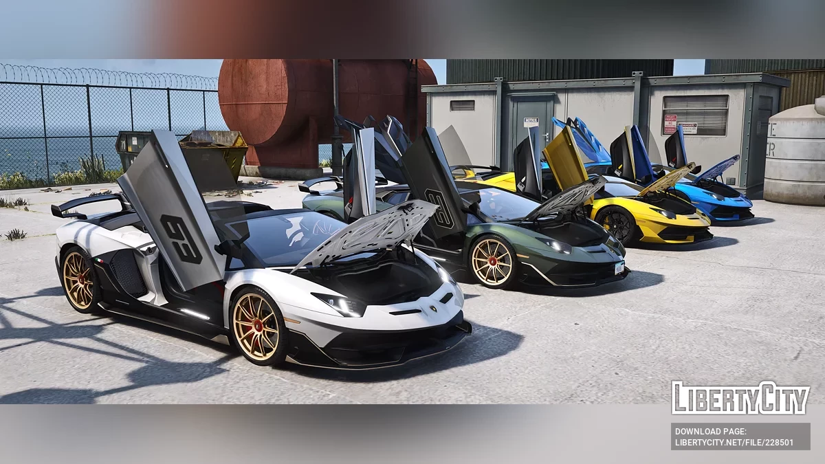 2019 Lamborghini Aventador SVJ or Roadster / GTA 5