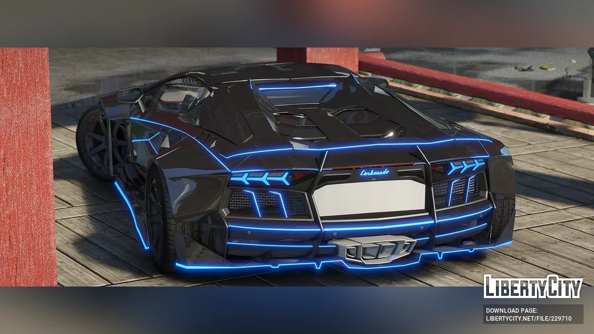 Lamborghini Aventador Mansory - Widebody Concept v1.0 / GTA 5