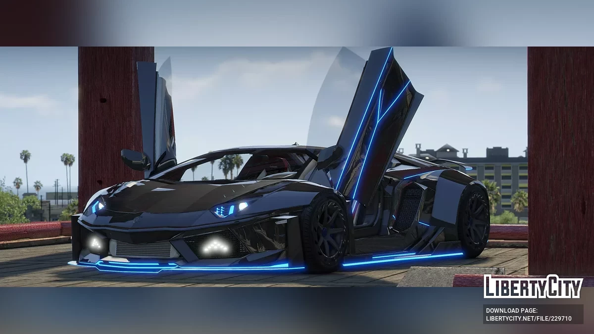 Lamborghini Aventador Mansory - Widebody Concept v1.0 / GTA 5