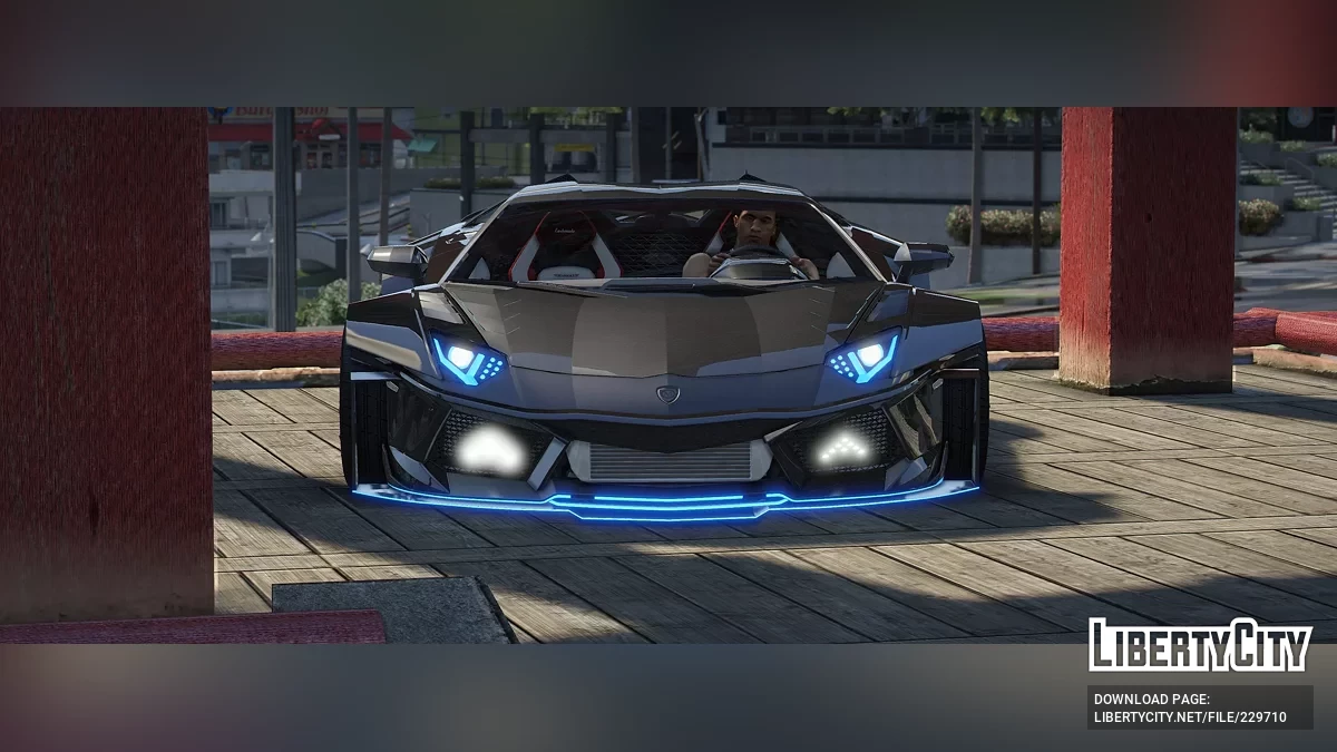 Lamborghini Aventador Mansory - Widebody Concept v1.0 / GTA 5