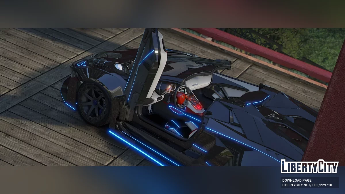 Lamborghini Aventador Mansory - Widebody Concept v1.0 / GTA 5