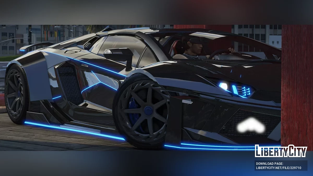 Lamborghini Aventador Mansory - Widebody Concept v1.0 / GTA 5