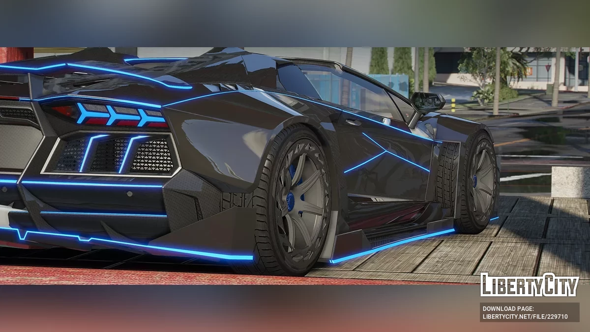 Lamborghini Aventador Mansory - Widebody Concept v1.0 / GTA 5