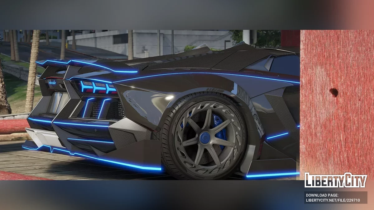 Lamborghini Aventador Mansory - Widebody Concept v1.0 / GTA 5