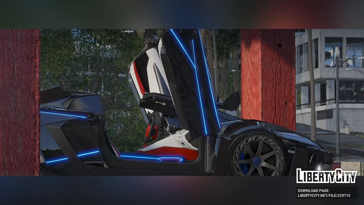 Lamborghini Aventador Mansory - Widebody Concept v1.0 / GTA 5