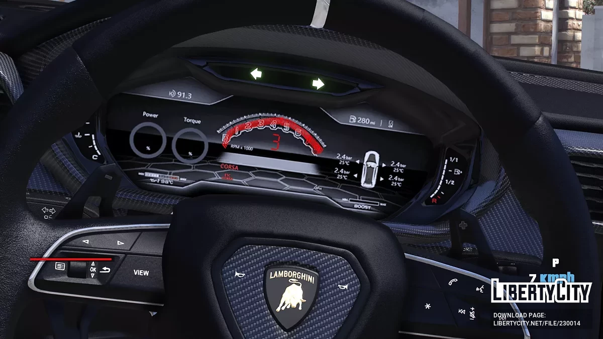 Lamborghini Urus 2022 Performante + LBWK v1.0 / GTA 5