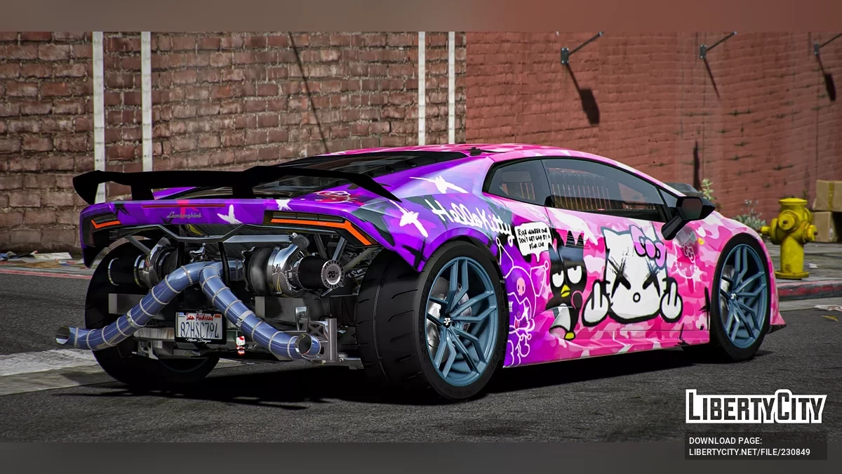 2020 Lamborghini Huracan Hello Kitty Twin Turbo / GTA 5