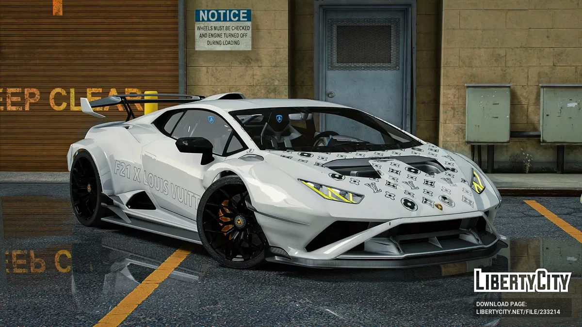 Lamborghini Huracan STO Twinturbo Widebody (8 Liveries) / GTA 5