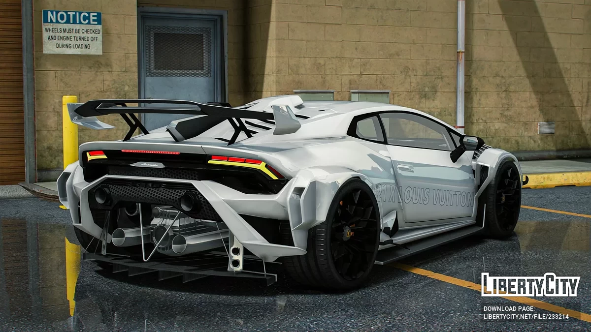 Lamborghini Huracan STO Twinturbo Widebody (8 Liveries) / GTA 5