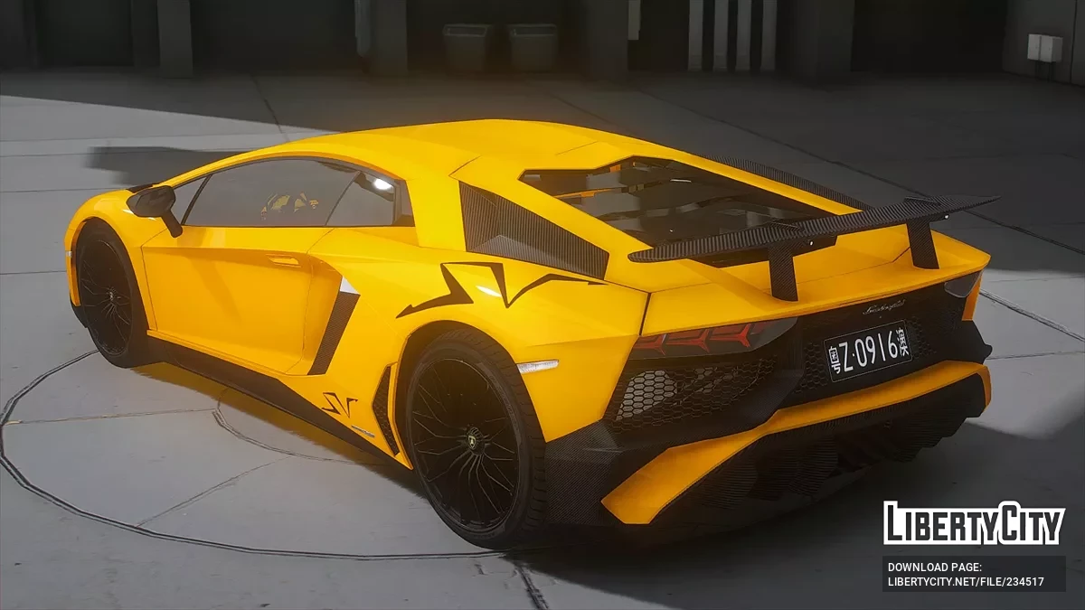 Lamborghini Aventador SV LP750-4 / GTA 5