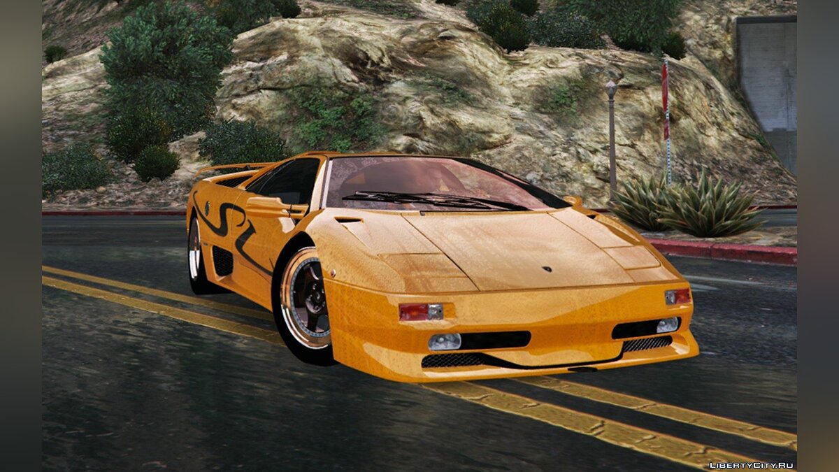 Lamborghini Diablo SV 1997 [Add-On / Replace | Template | Pop-up Lights] 1.3 для GTA 5 - Картинка #1
