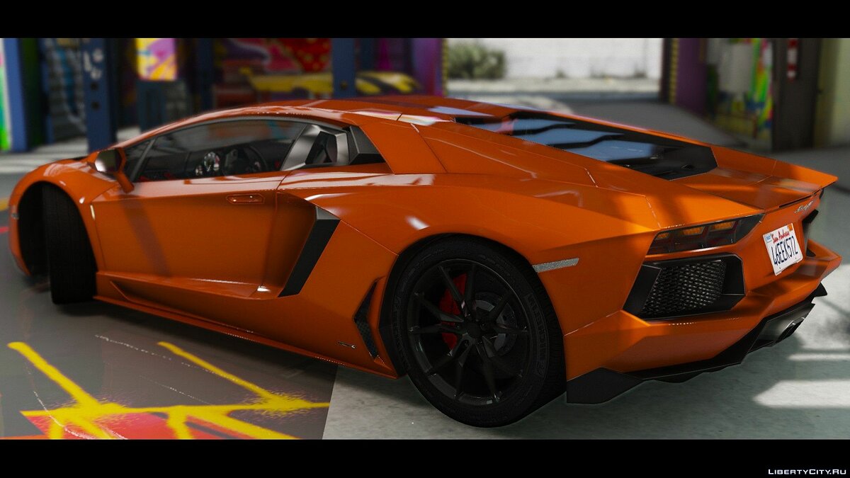 2015 Lamborghini Aventador LP700-4 [Add-On | Wipers | Stock | Animated Engine | Livery | Tuning | AutoSpoiler] 1.1 для GTA 5 - Картинка #2