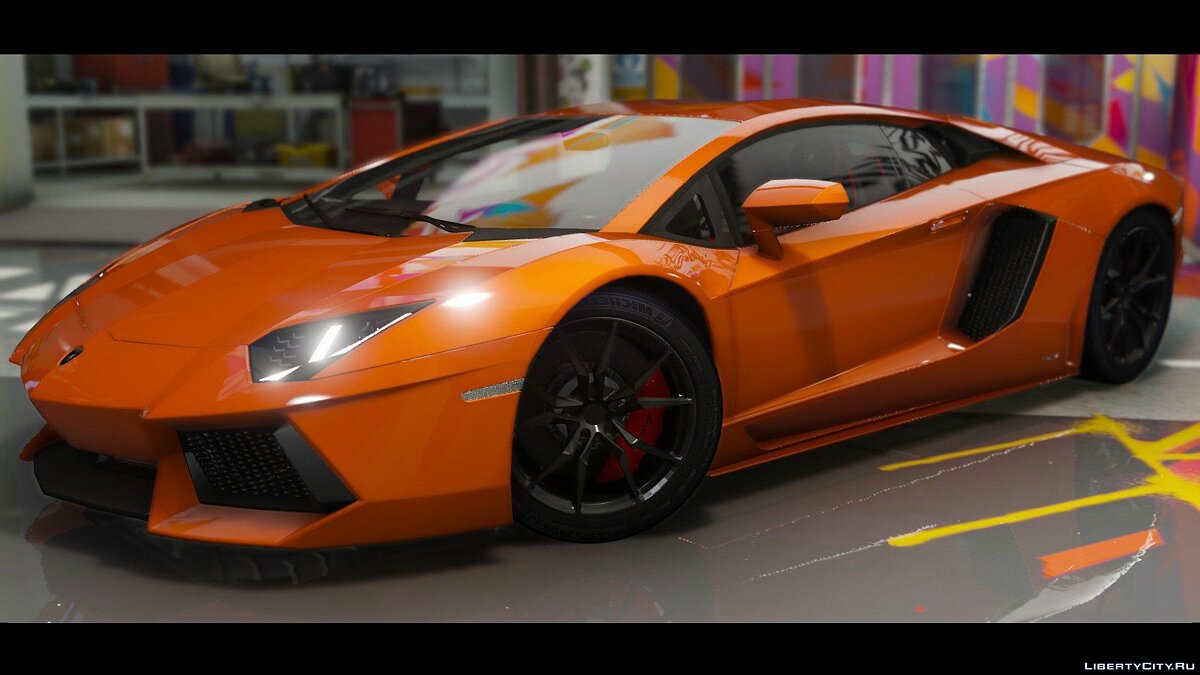 2015 Lamborghini Aventador LP700-4 [Add-On | Wipers | Stock | Animated Engine | Livery | Tuning | AutoSpoiler] 1.1 для GTA 5 - Картинка #3