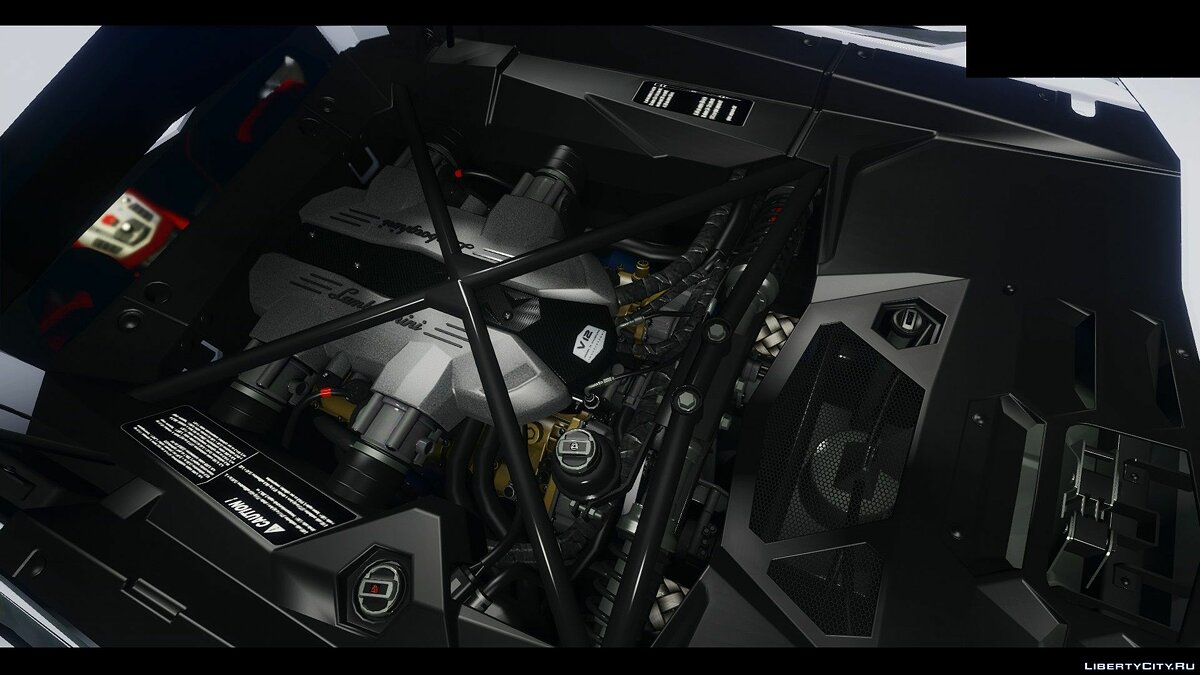 2015 Lamborghini Aventador LP700-4 [Add-On | Wipers | Stock | Animated Engine | Livery | Tuning | AutoSpoiler] 1.1 для GTA 5 - Картинка #7