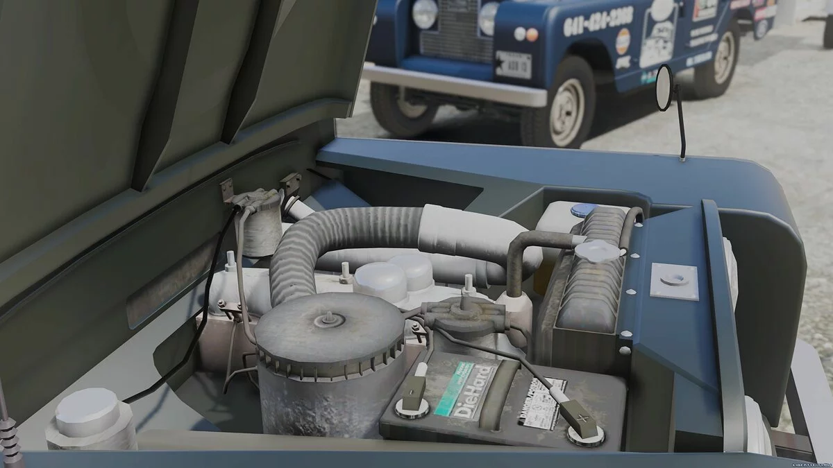 1971 Land Rover Series II Model 109A HQ [Add-On] [Template/Liveries] [Dirt Mapping] / GTA 5