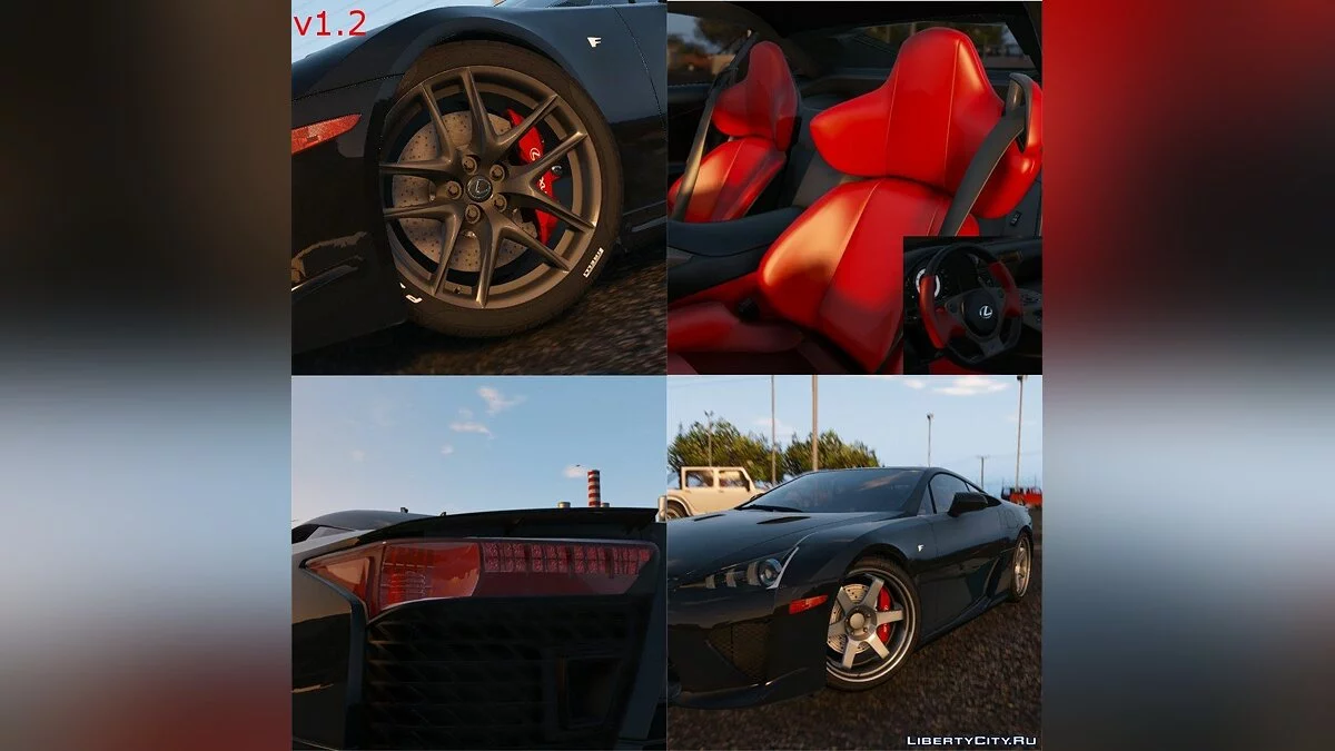 2010 Lexus LFA [Add-On/Replace | Paintjob] v1.3 / GTA 5