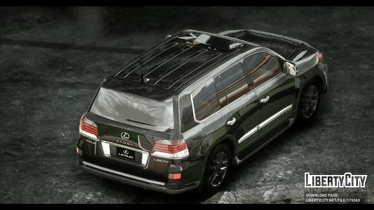 Lexus LX570 2015 Sport v1.0 / GTA 5