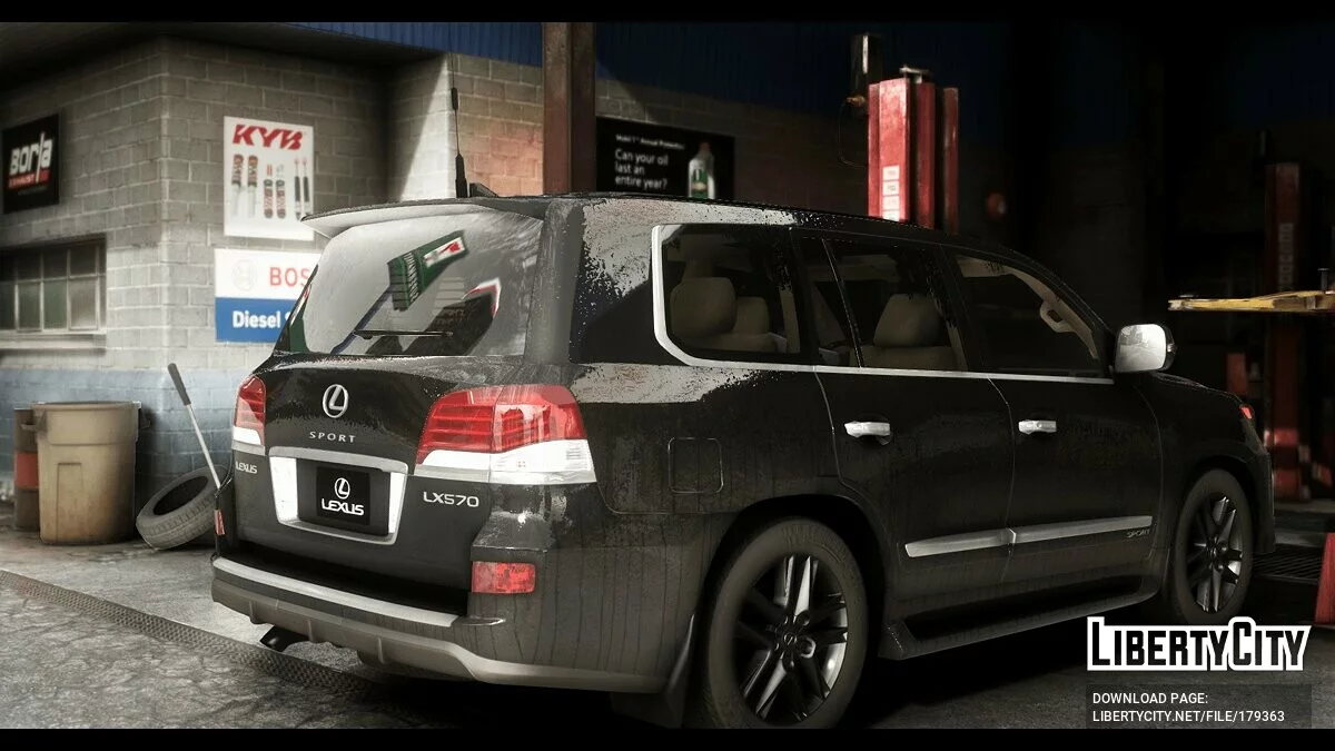Lexus LX570 2015 Sport v1.0 / GTA 5