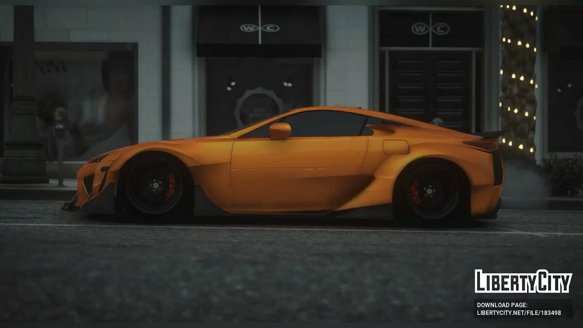 Lexus LFA Widebody Kit / GTA 5