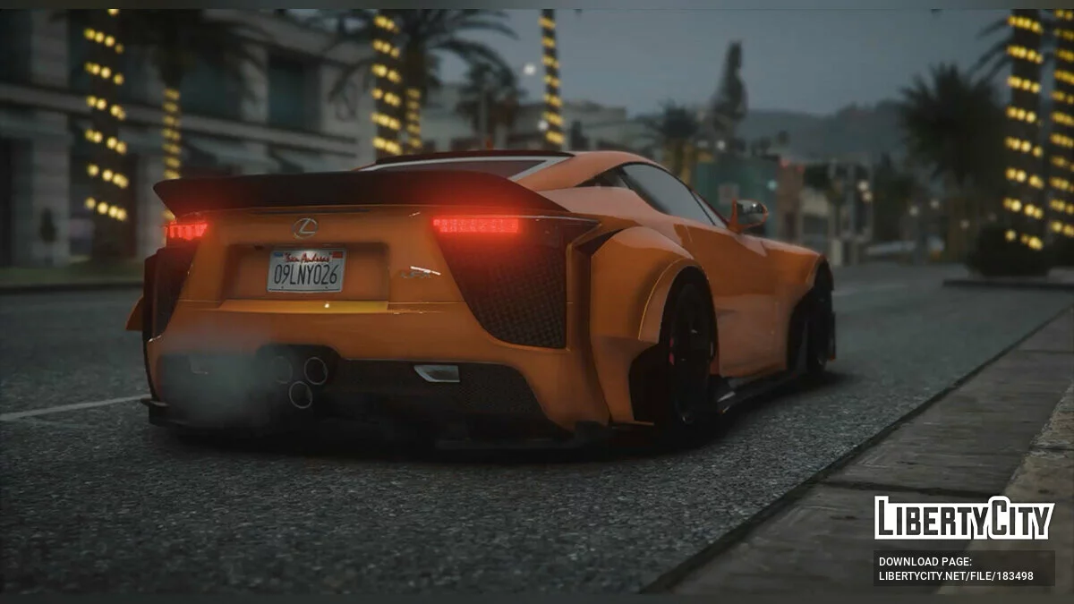 Lexus LFA Widebody Kit / GTA 5