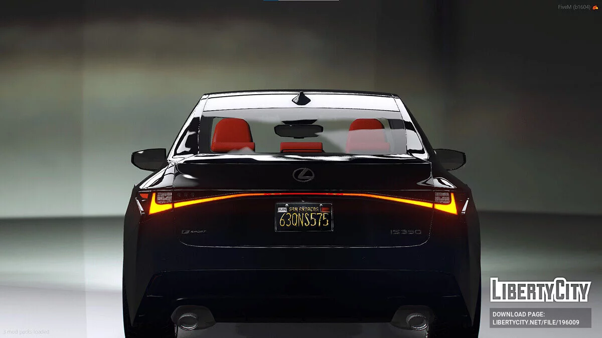 2021 Lexus IS350 F-Sport v1.1 / GTA 5