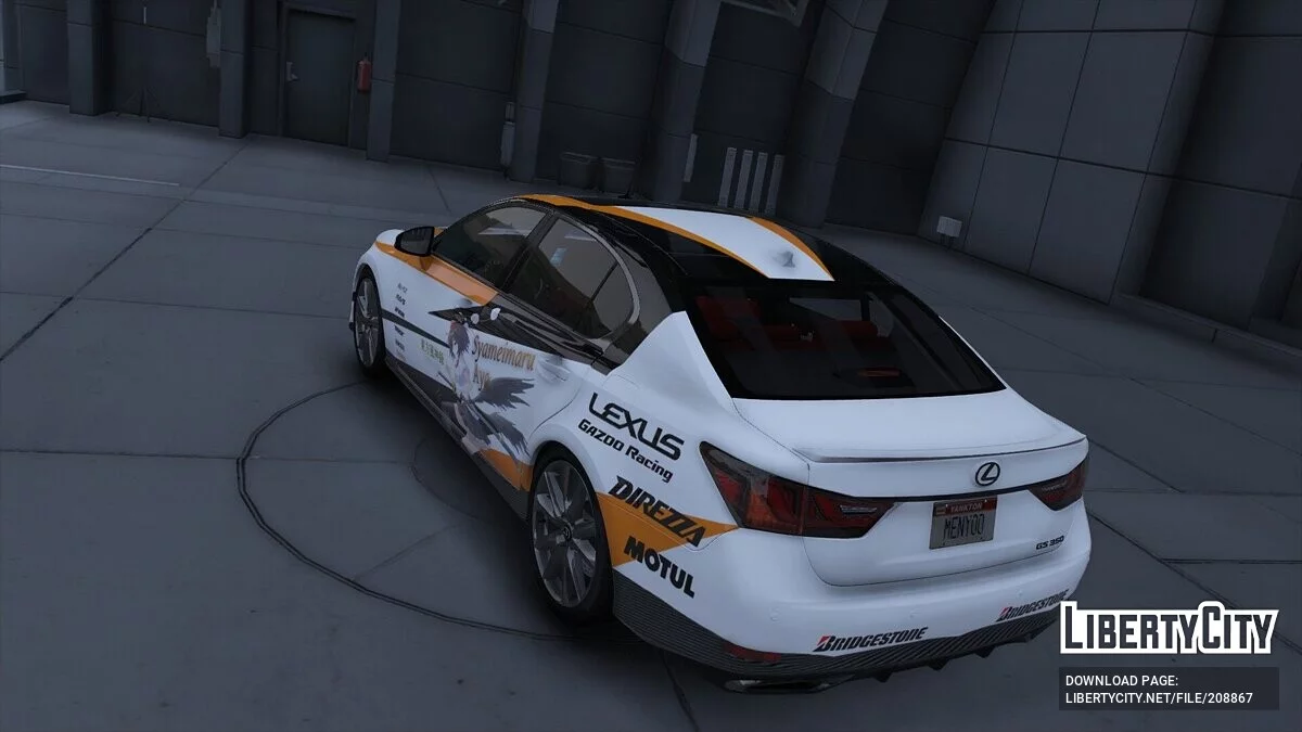 Lexus GS 350 Itasha Aya Shameimaru / GTA 5