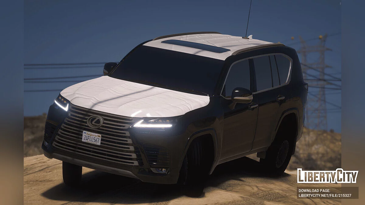 Lexus LX500D 2022 / GTA 5