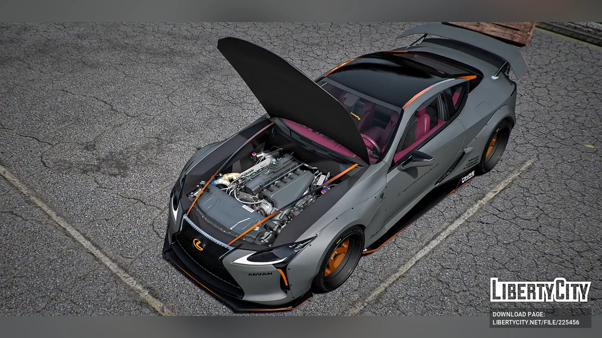 Lexus LC500 (4 Livery) / GTA 5