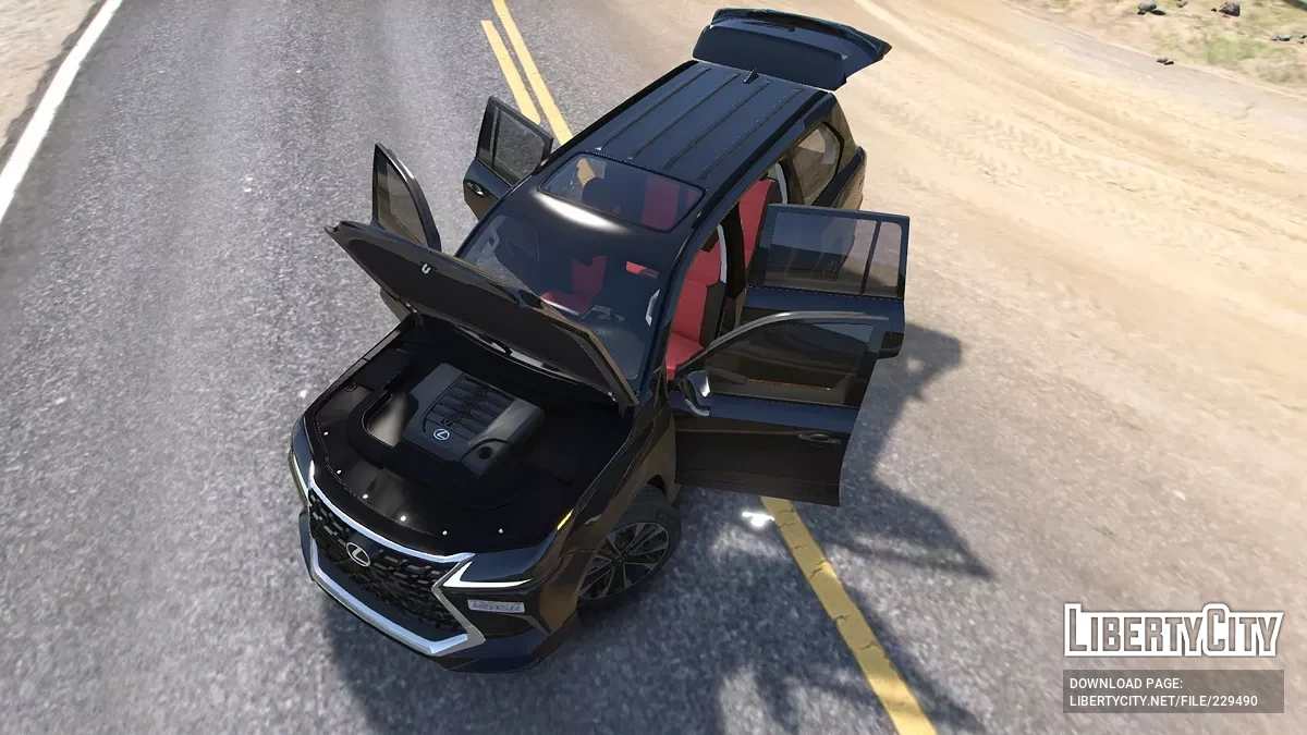 Lexus Lx570 Black Edition 2019 / GTA 5