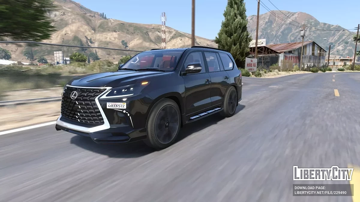 Lexus Lx570 Black Edition 2019 / GTA 5