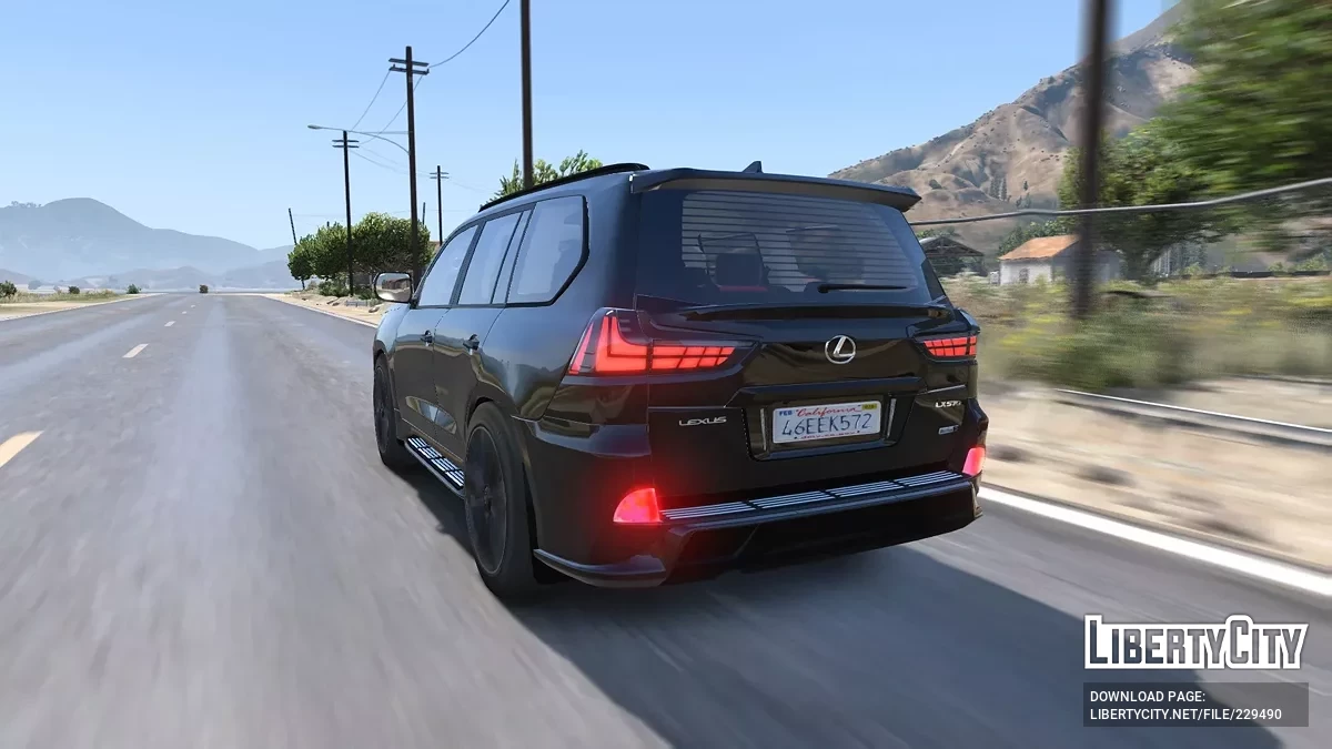 Lexus Lx570 Black Edition 2019 / GTA 5