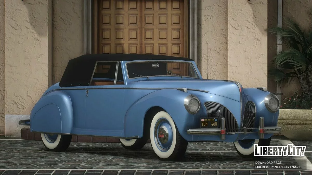 1941 Lincoln Zephyr Convertible v1.0 / GTA 5