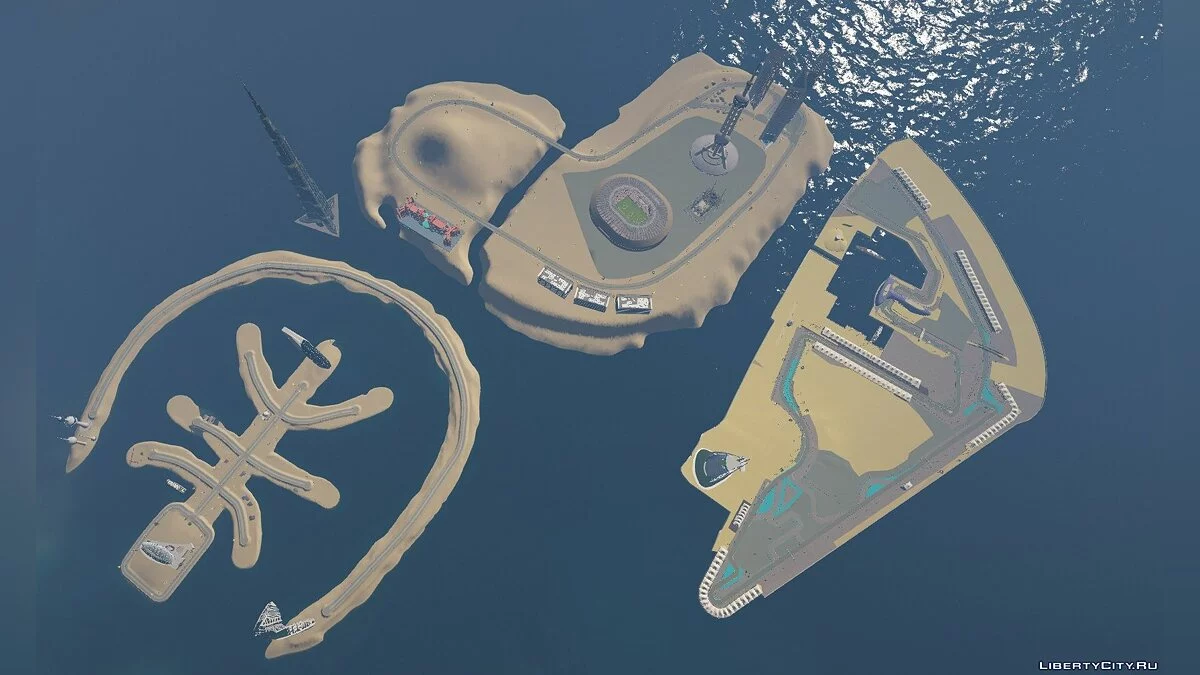 GTA: Dubai Islands – город Дубай / GTA 5