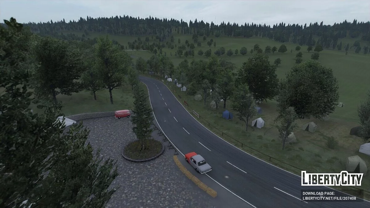 Трасса Feldbergring из игры Assetto Corsa / GTA 5