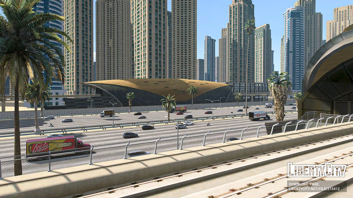 Dubai Highway v1.2 / GTA 5