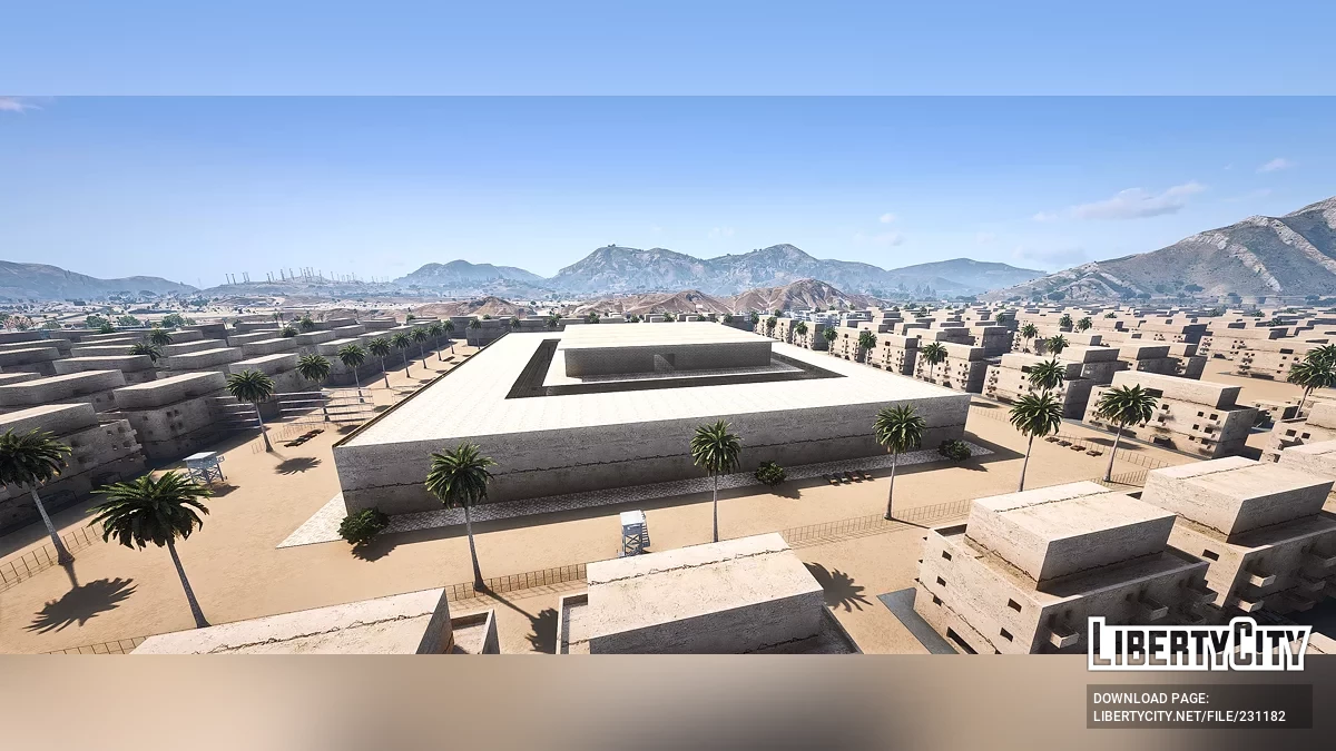 Карта города в пустыне Сэнди-Шорс / GTA 5