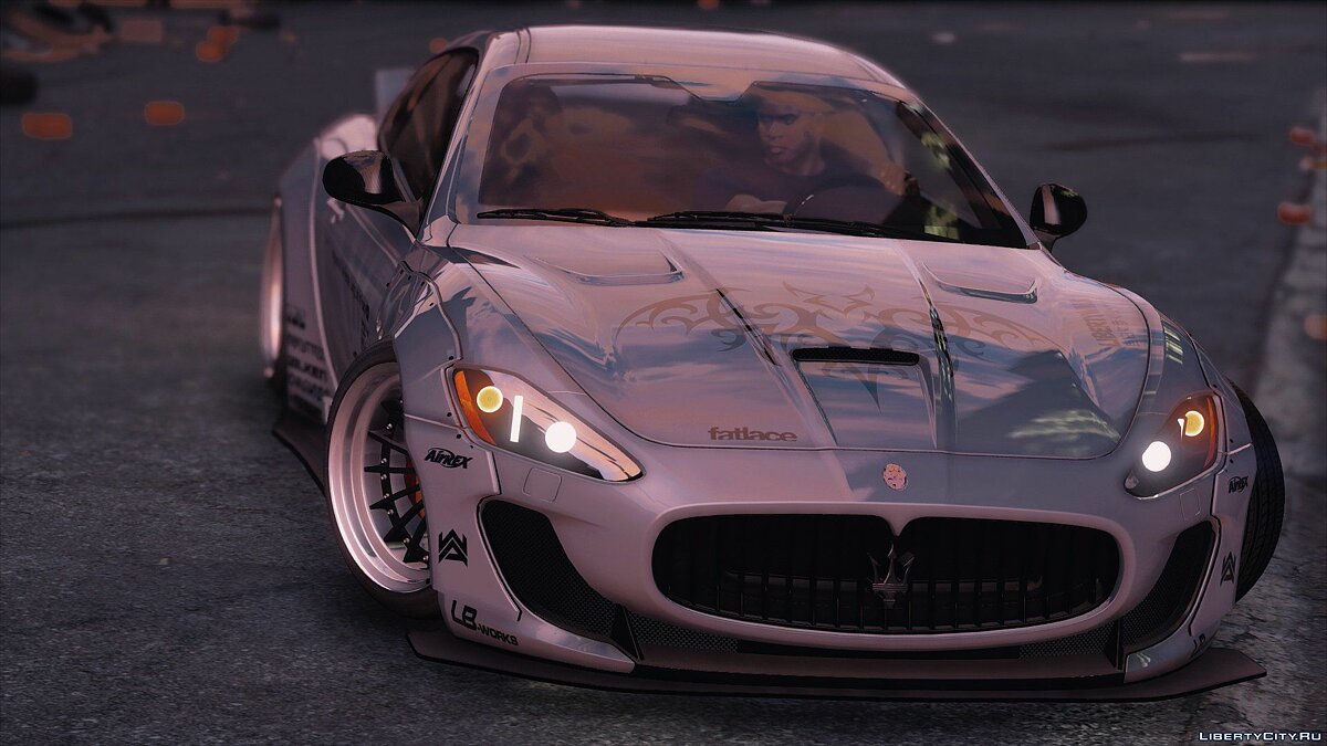 Скачать 2013 Maserati GranTurismo MC Stradale Liberty Walk [Add-On |  Template | Liveries | Custom Rims] 1.0 для GTA 5